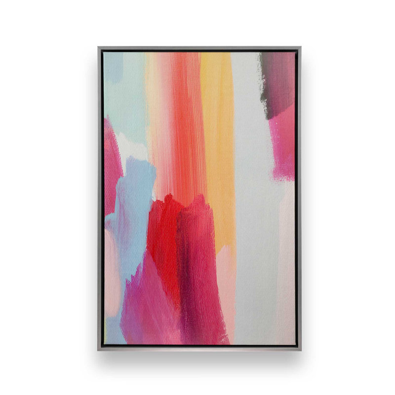 Redemption by Garima Dhawan Canvas Painting Print, 48" H x 36" W, Silver