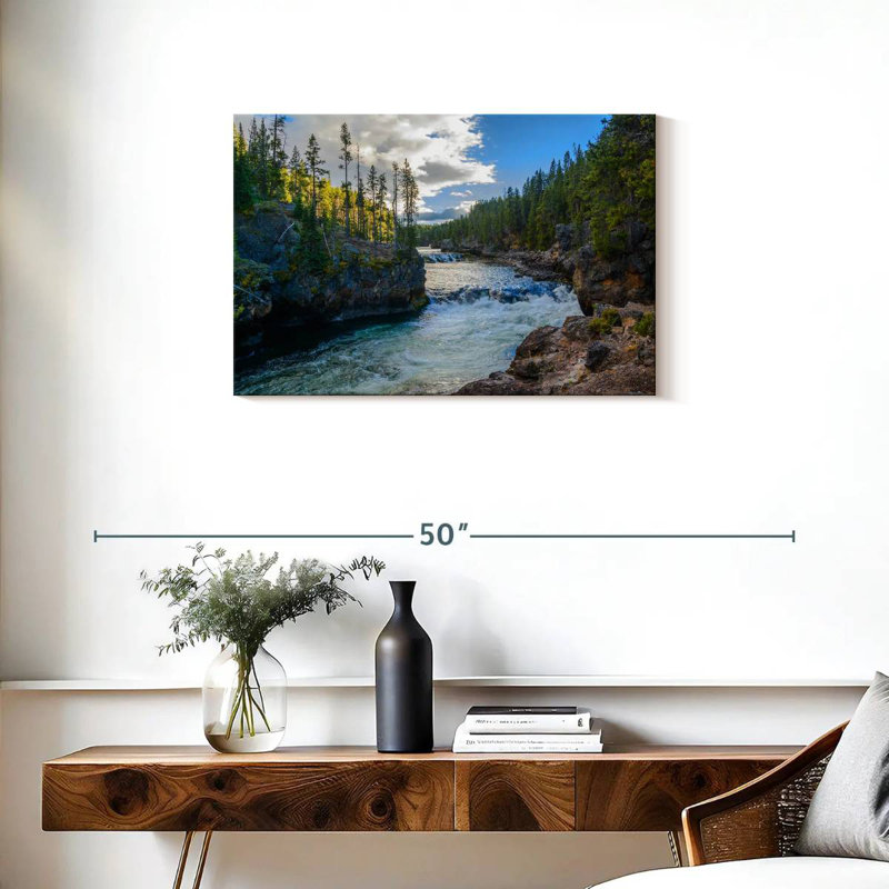 Alvord Yellowstone Autumn River, H 20 po x l 30 po
