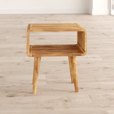 Oliveira 45cm W Solid Wood Bedside Table