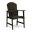 Chaise de patio d'extérieur en bois gris (de 2), Weather For Backyard 2, gris-1628485668