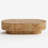 43" Modern Oval Coffee Table With Solid Wooden Veneer-419117347