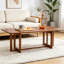 Table basse avec pieds robustes