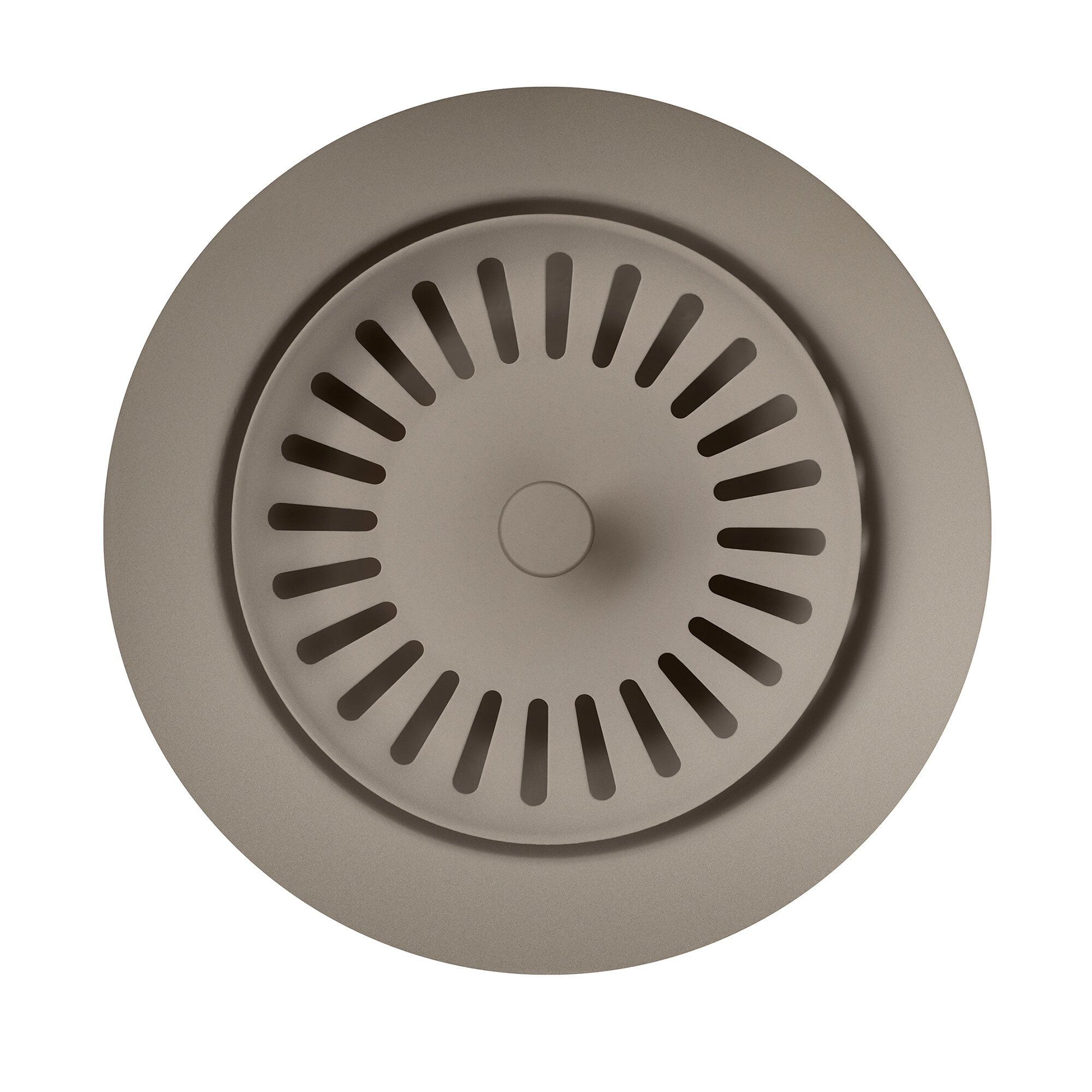 Monet 4 Round Drain Strainer Cover - Brushed Stainless