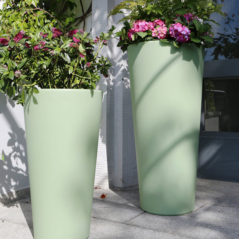 Vita Pot Planter, 100cm H x 49cm W x 49cm D, Mint