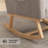 Solid Wood Rocking Chair for Living Room - Handcrafted Comfort & Timeless Design-387383643