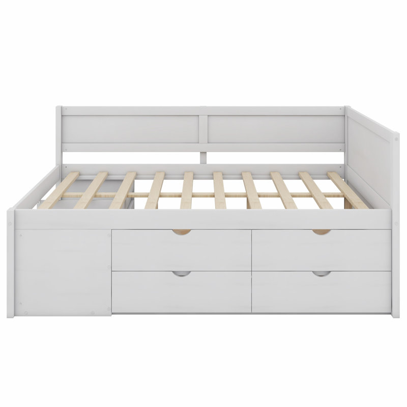 Nickelous Daybed, White,  Full / Double