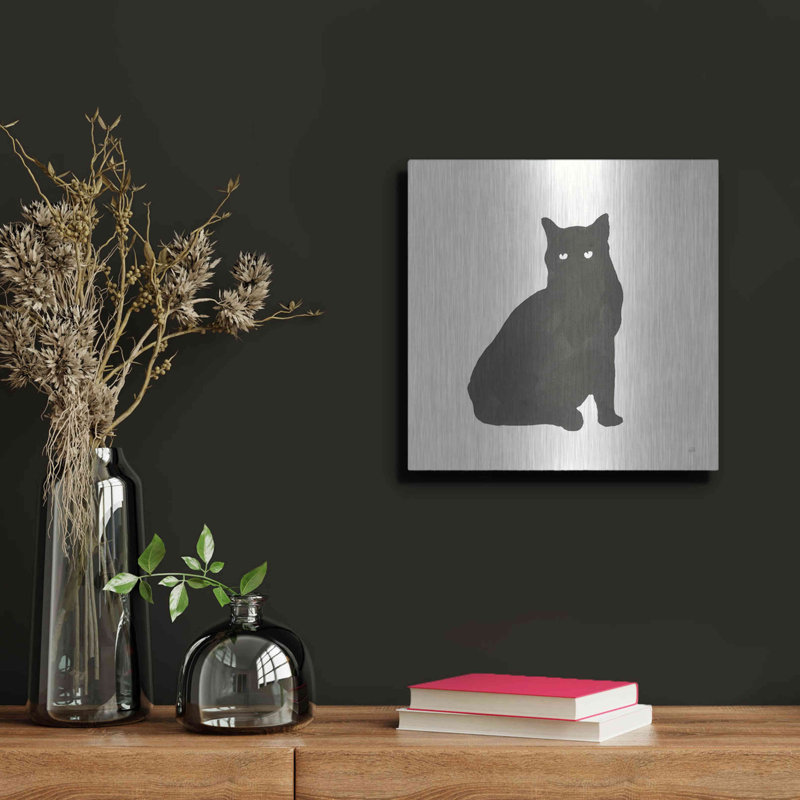 «Black Cat V» par Chris Paschke, H 12 po x l 12 po