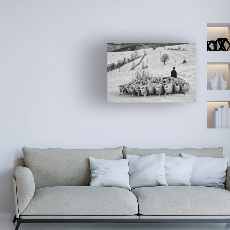 Œuvre sur toile, Bachelor de Nicolas Holzav, H 12 po x l 19 po