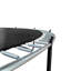 Trampoline de style roman avec barre d'équilibre et filet de clôture-98167746