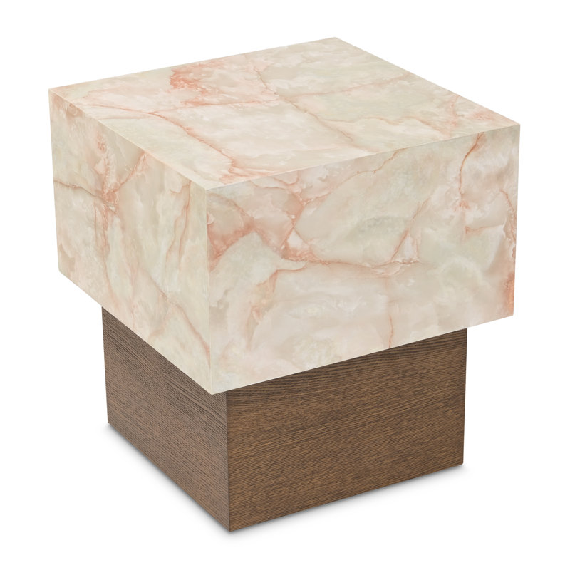 Portrait End Table - Sienna Brown