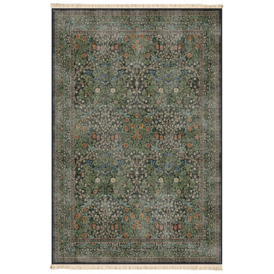 Forest Thicket Botanical Print Area Rug