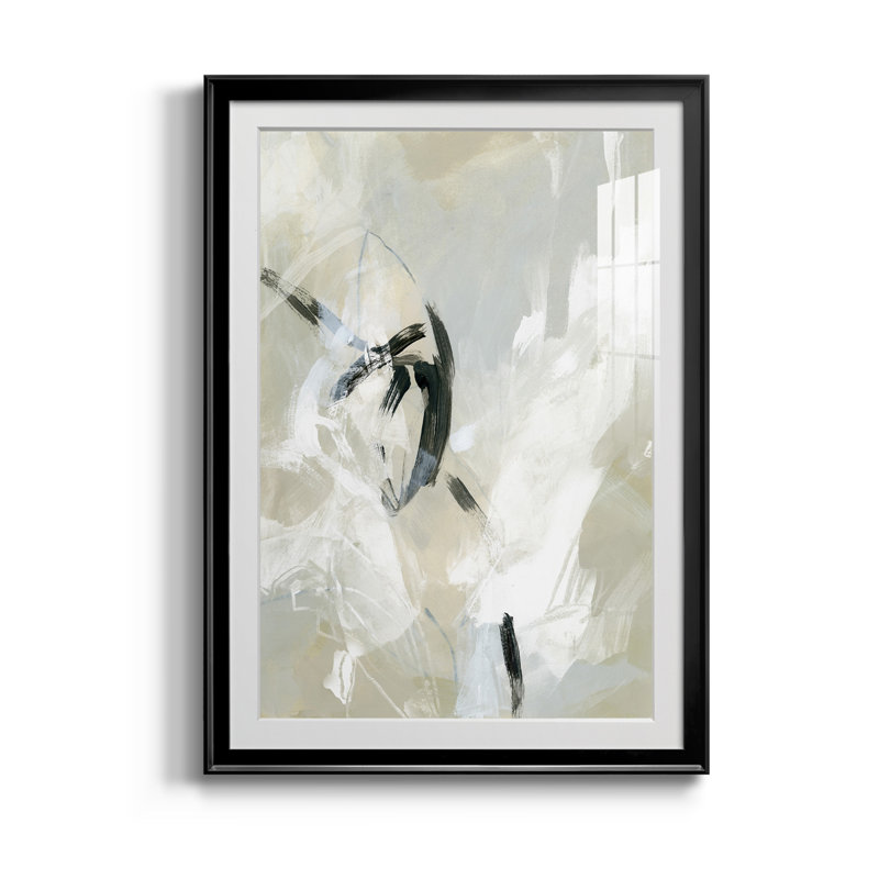 " Scribble Veil II ", Black, 42.5" H x 30.5" W x 1" D