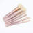 Hello Kitty 6 Pcs Makeup Brush Set With Clear Cloche, Super Soft Brushes For Foundation, Face Powder