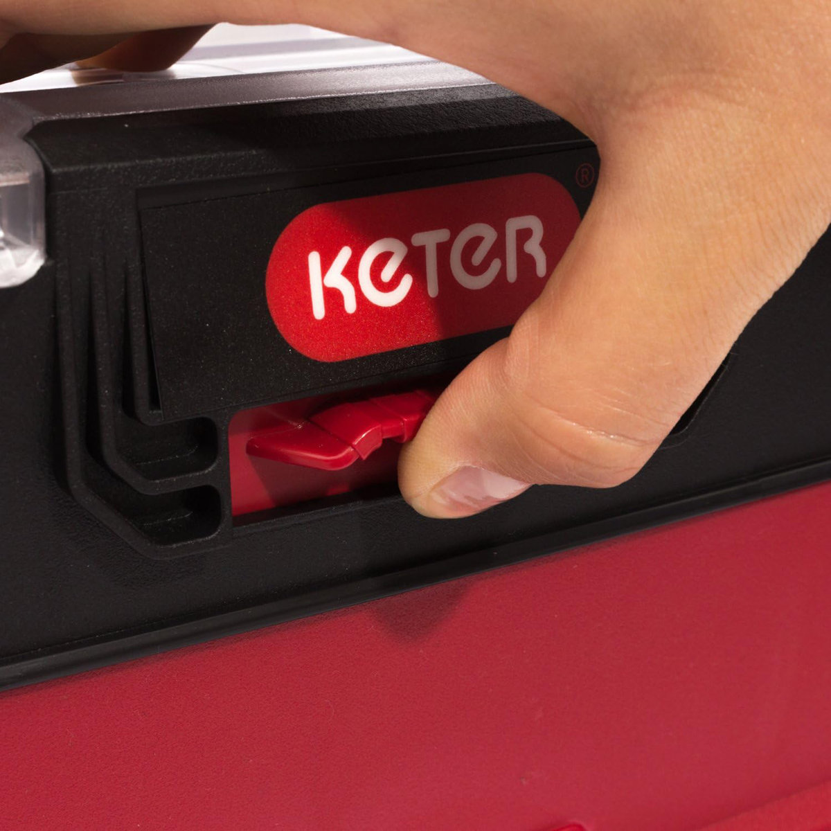 Organiseur Trio 3 Niveaux Keter - Boîte à Outils Résistante Avec Présentation Porte-à-Faux