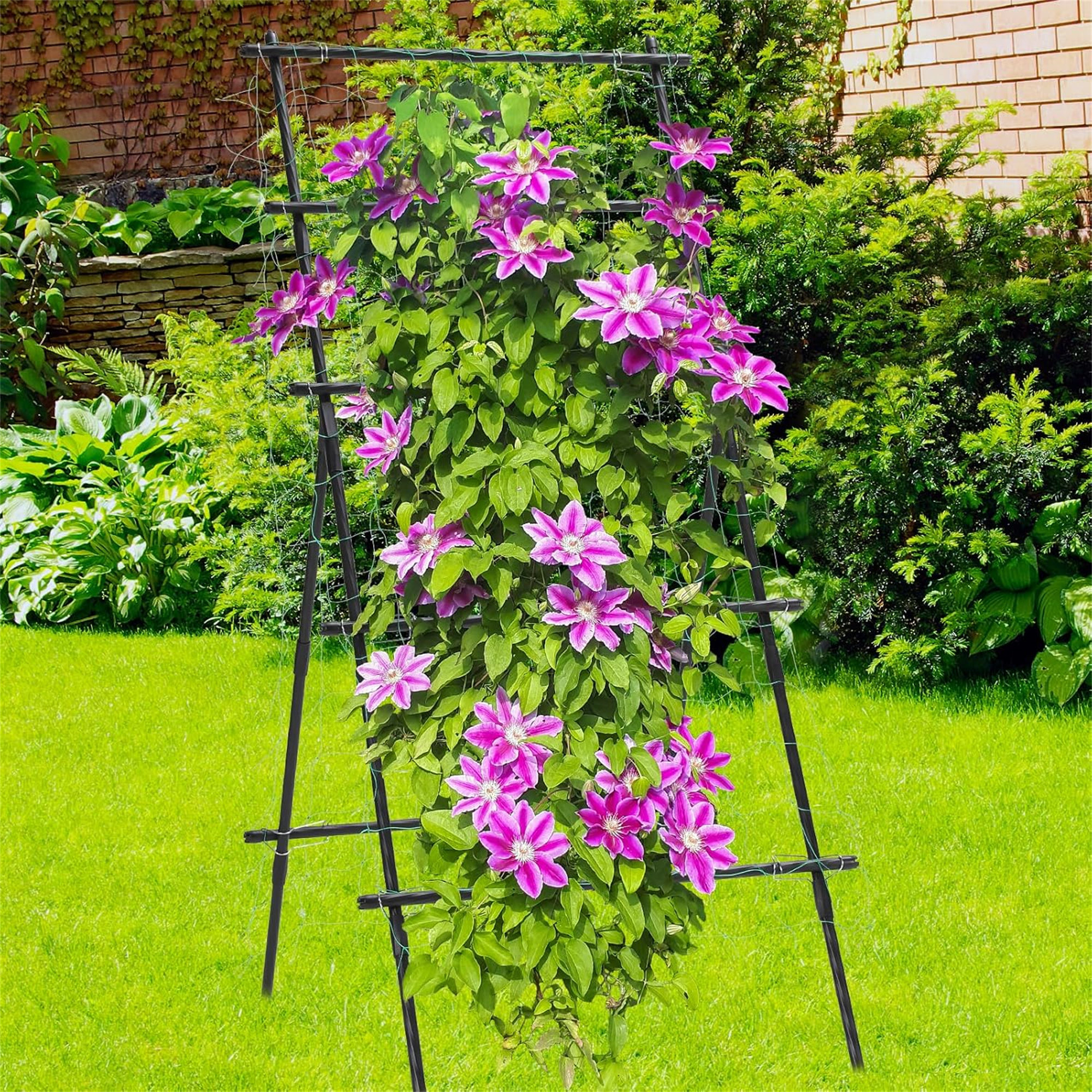 Treillis De Concombre En Forme De U Pour Parterre Surélevé - Cadre Métal Pliable