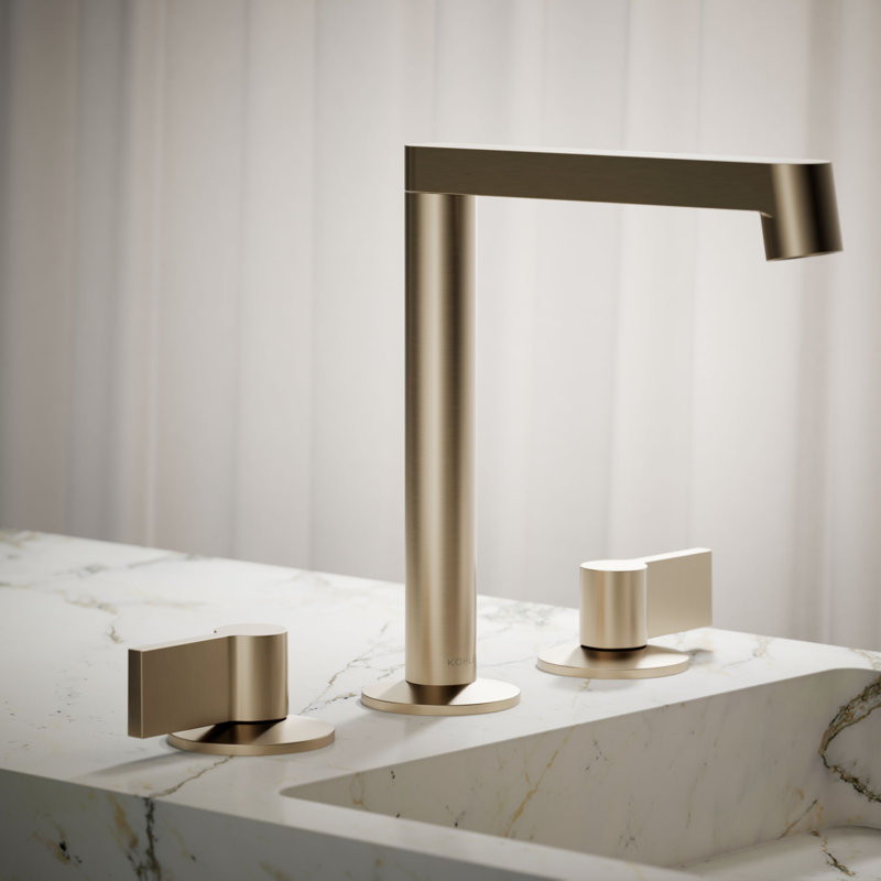 Components Bathroom Sink Handles With Lever Design, Vibrant Brushed Bronze