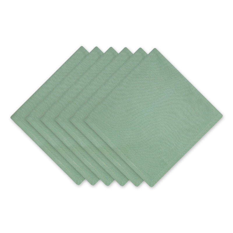 Reisman 100% Cotton Square Napkin, Teal