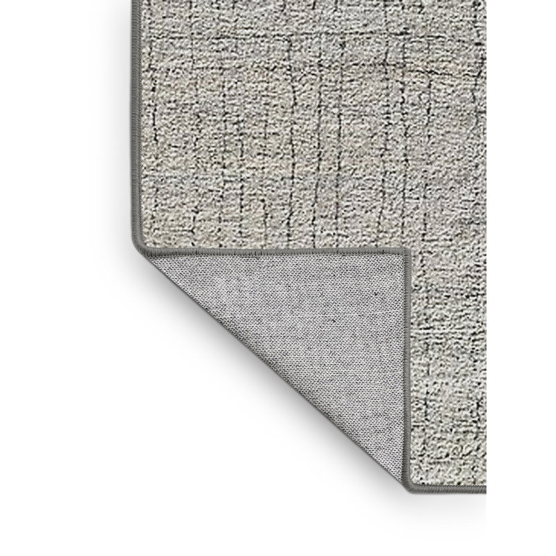 Tapis 100% moderne de style Mid-Century 100% lavable à la machine, Rectangle 5 pi x 7 pi