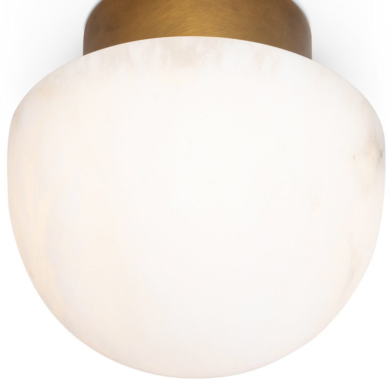 Parker 1 - Light Flush Mount, Natural Brass