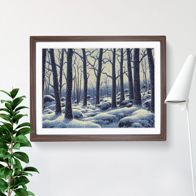 Charismatic Winter Forest - Framed Print