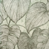 Julie Feels Home Collection Glitter/Shimmer Large Monstera Leaf Wallpaper Roll