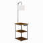 Lampe sur pied en bois naturel