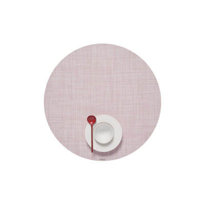 Vinyl No Pattern And Not Solid Colour Round Placemat