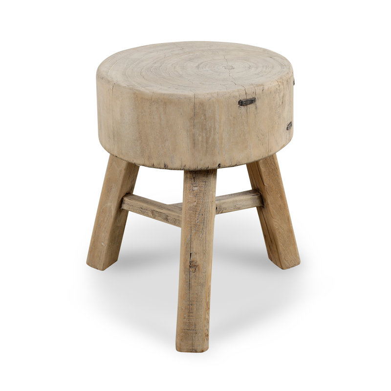 Corrigan Studio Live Edge Three Legs Round Table Approx.12-16“D 20"H