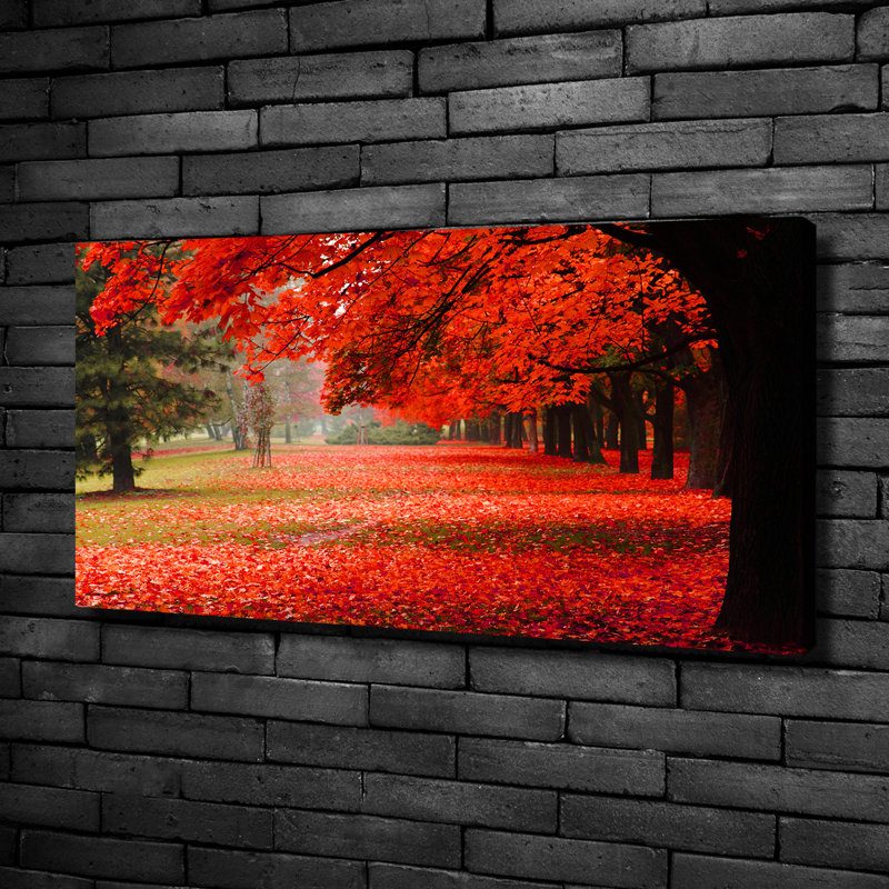 Trees In Autumn - No Frame Print on Canvas