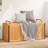 Acacia Solid Wood/Metal Cabinet Deck Box-104330452