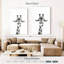 Brampt Happy Giraffe en noir et blanc-108439494