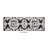 Danitra 100% Cotton 1885 GSM Bath Rug with Non-Slip Latex Backing, Soft Absorbent Machine Washable Bathroom Mat, Medallion Design, 20" x 60" Runner, Charcoal-14185944-14185982