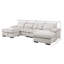 Canapé modulaire rembourré 123,24 po Nyerere-109404502