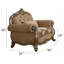 Fauteuil club touffeté 46 po Cha-93249660-93249661