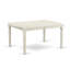 Ensemble de table de salle à manger 9 pièces comprenant une table rectangulaire en bois avec feuille papillon et 8 chaises rembourrées en tissu gris, lin blanc-1677582604-1726642798-1726642785