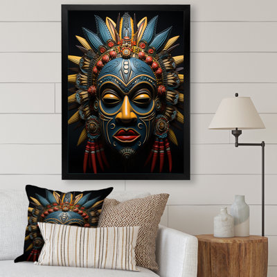 Tribus d'Afrique Chokwe Pwo I - reproduction sur toile