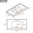 Leiding 36 " W Freestanding Standard Free Standing 1 Single Vanity Bathroom Vanity With Ceramic Top-2061794554