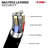 5Core USB to USB C Cable 5PCS 65W Fast Charging w Data Transfer Durable Black Type C Cords