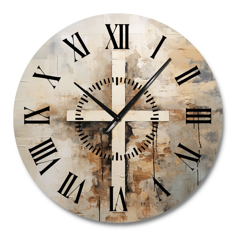 Horloge murale Minimalisme Christianisme, Grand
