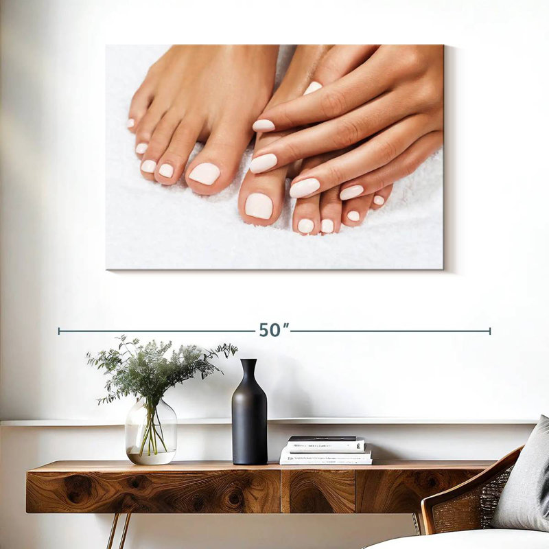 Shuttleworth Clean White Nails, 26" H x 39" W
