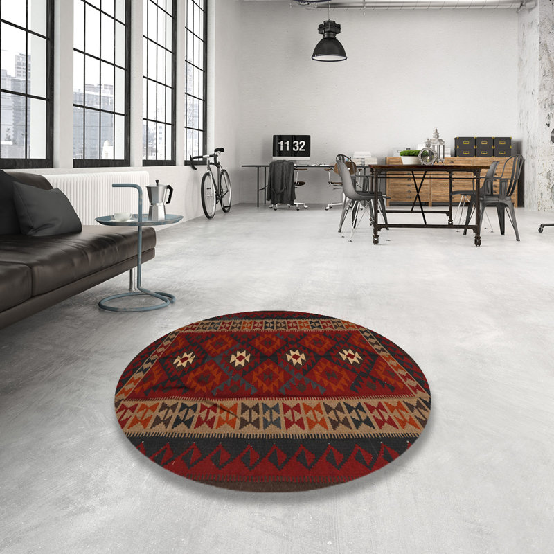Youngblood Southwestern Indoor Rug, Round 3'