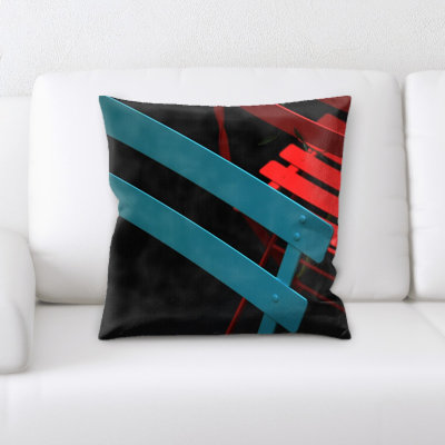 Focus Microsuede Reversible Throw Pillow
