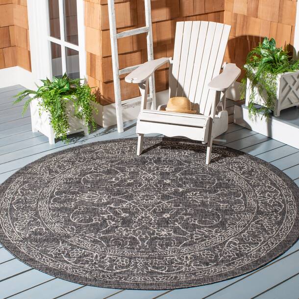 Bungalow Rose Amedee Polypropylene Blend Fuchsia Indoor/Outdoor Rug ...