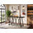 63" Narrow Home Bar Counter High Table