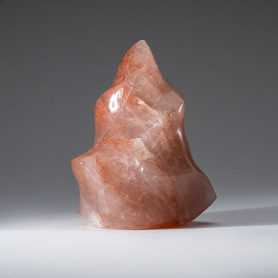 Genuine Polished Strawberry Quartz Flame Freeform (1.7 Lbs)