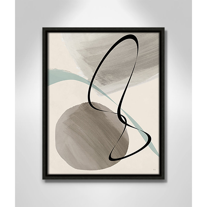 «Mid Century Dance I Print» par Susan Jill, Espresso, H 15,5 po x l 12,5 po x P 2 po