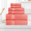 Hamachi Zero Twist Ultra Soft 6 Piece 100% Cotton Towel Set-924487034