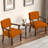 Aronas Upholstered Armchair With Solid Wood-910972771