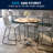 Marrel Round Wood Cocktail Table with Columns-92296668-11792483-92296669