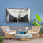 59 po x 47 po, art mural large et rectangulaire avec cadre, décoration murale pour le salon du hall d'entrée